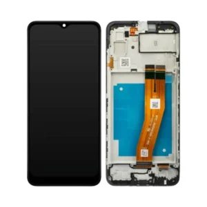Écran Samsung Galaxy A03 SM-A035G Noir complet avec châssis