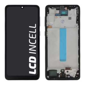 Bloc Écran OLED Noir pour Galaxy A33 5G avec Cadre